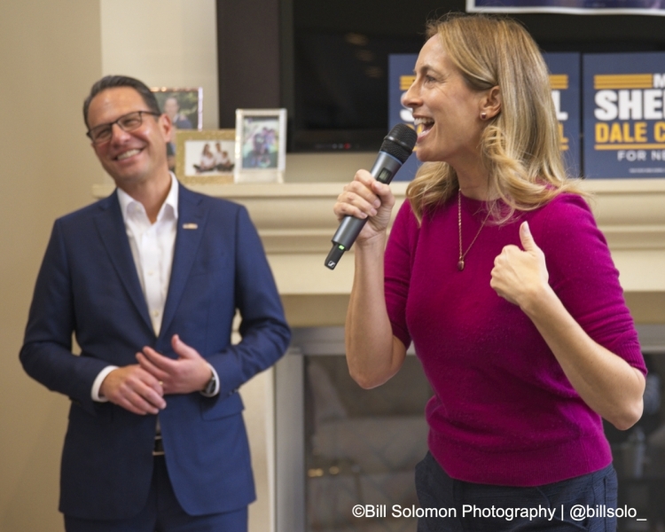 Governors Josh Shapiro w/Mikie Sherrill